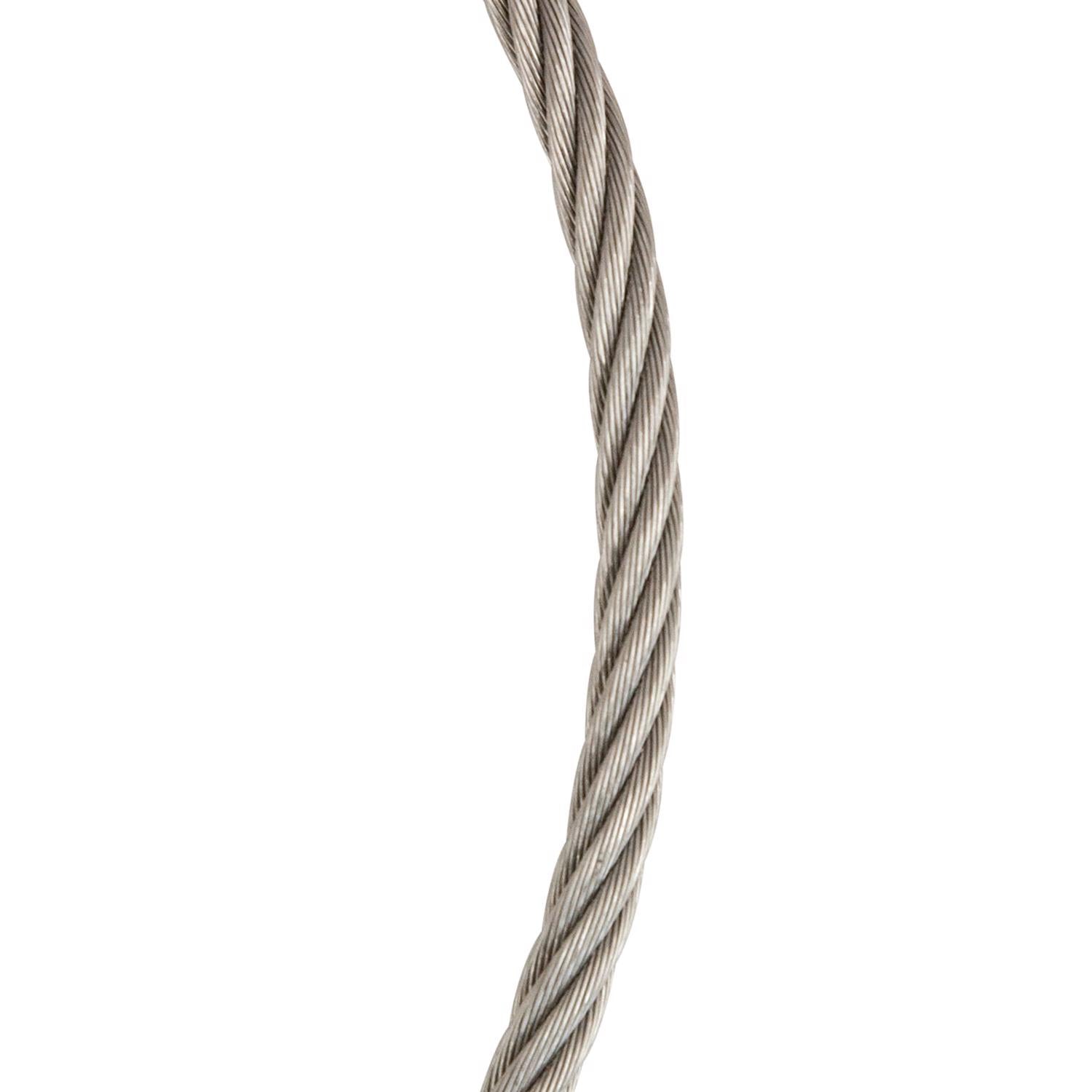 Koch Industries .093 in. D X 125 ft. L Rust Prohibiting Oil Stainless Steel Aircraft Cable