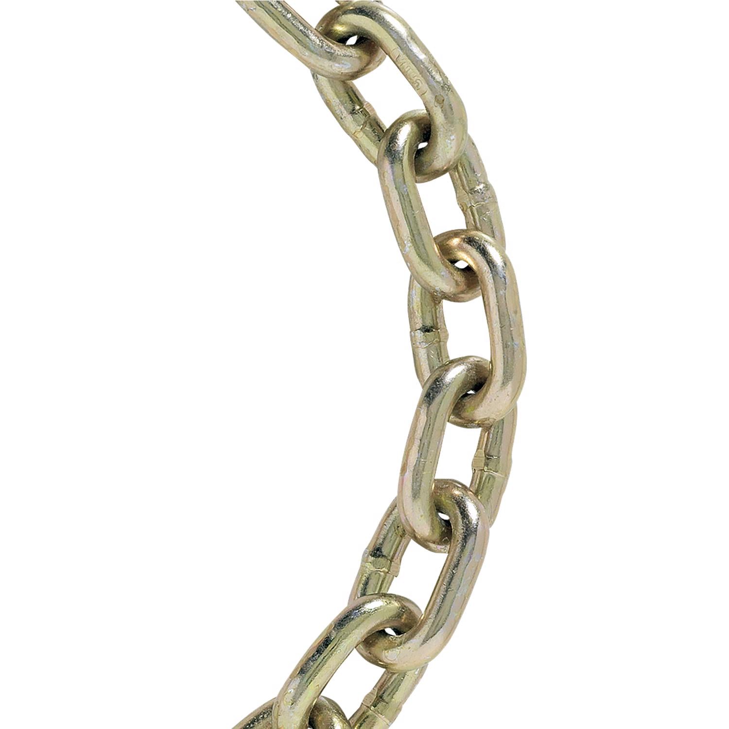 Koch Industries 70 Grade Welded Steel Transport Chain 1/4 in. D X 141 ft. L