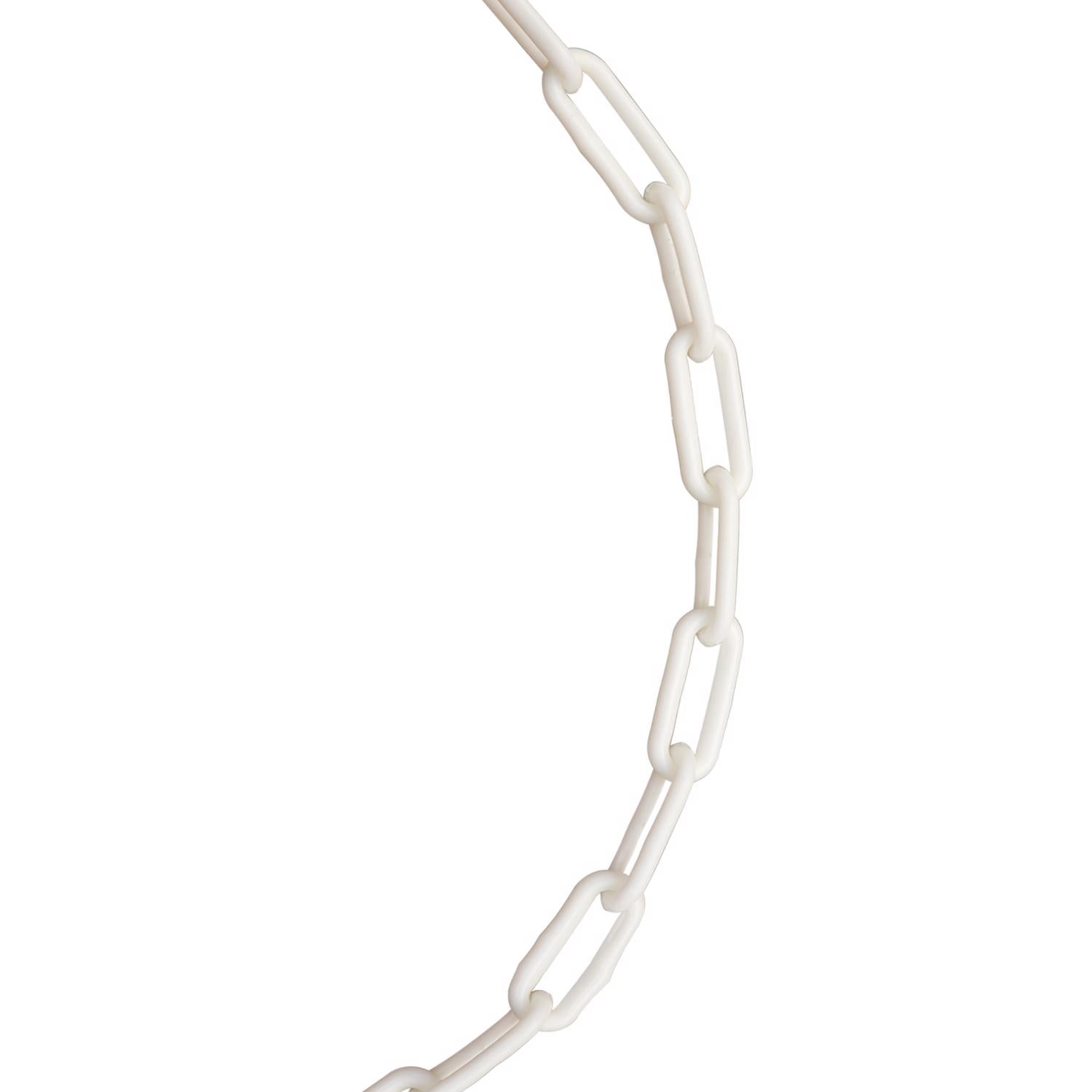Koch Industries #6 Polycoated White Plastic Decorative Chain .21 in. D 1500 in.