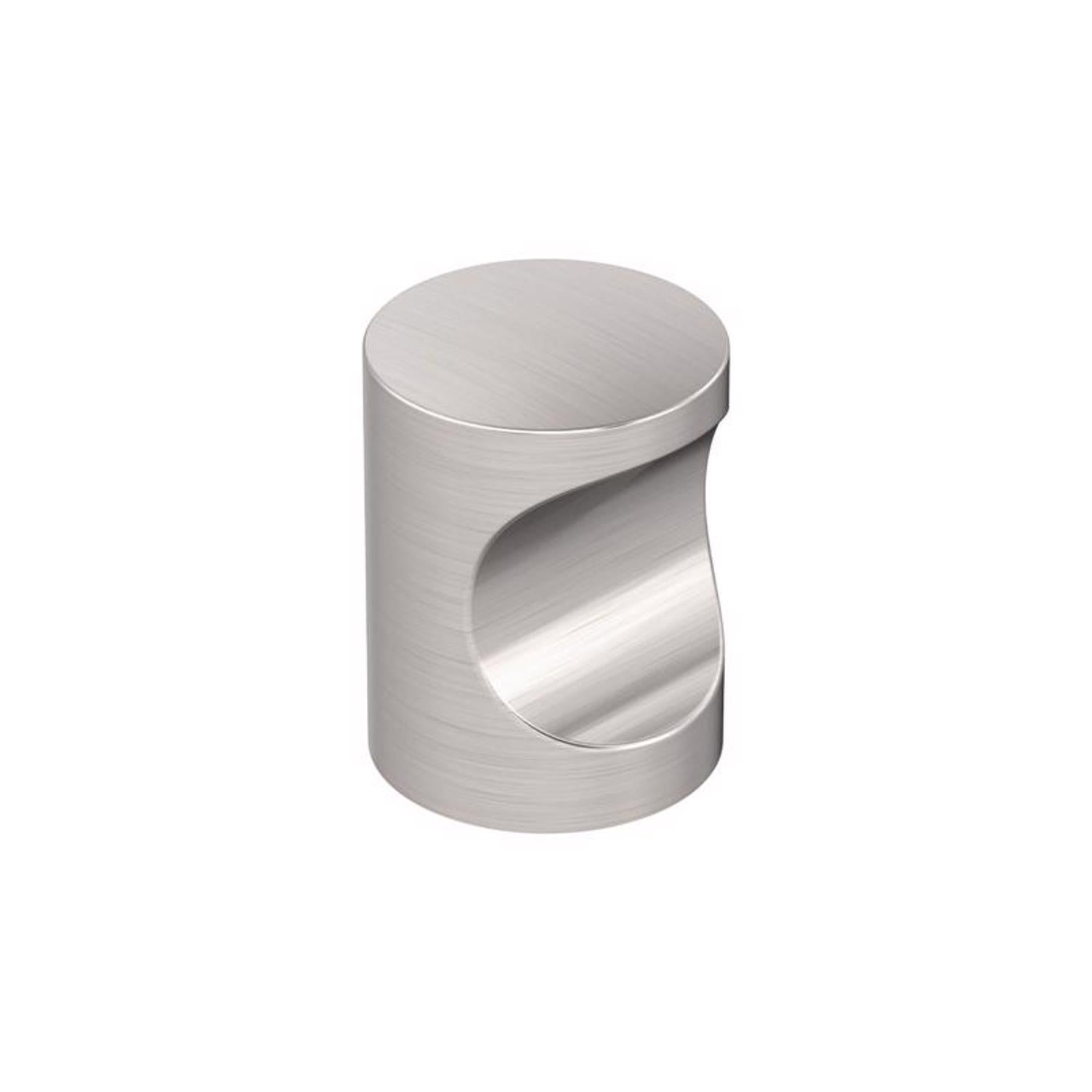 Amerock Whistle Contemporary  Round Cabinet Knob 11/16 in. D 0.93 in. Satin Nickel 1 pk