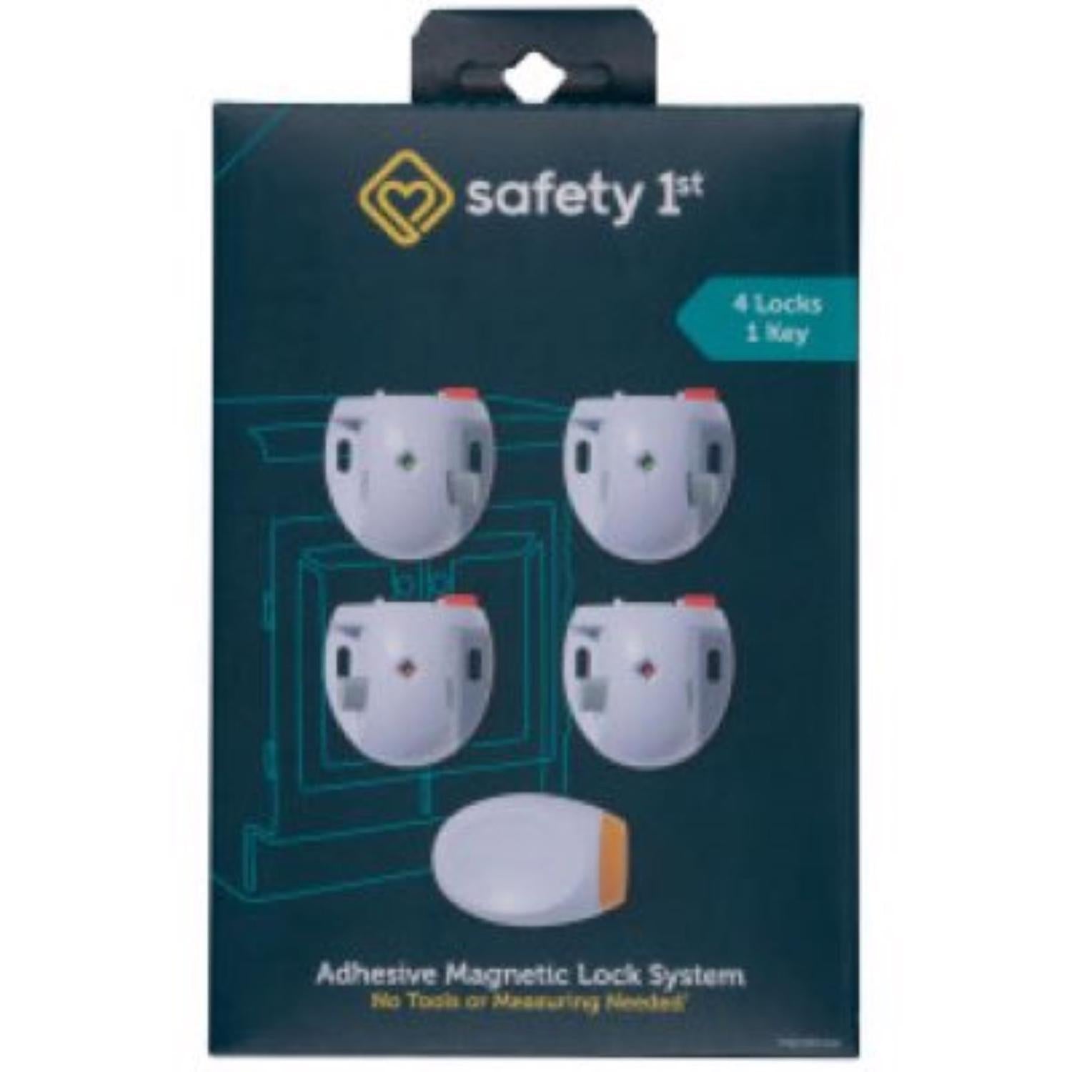 Safety 1st White Plastic Cabinet Locks 5 pk - Case of 2