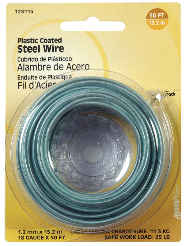 HILLMAN - Hillman 50 ft. L Plastic 18 Ga. Wire - Case of 6 [123115-N]