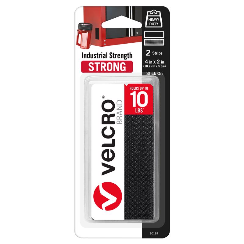VELCRO BRAND - VELCRO Brand Small Nylon Hook and Loop Fastener 4 in. L 2 pk - Case of 6 [90199]