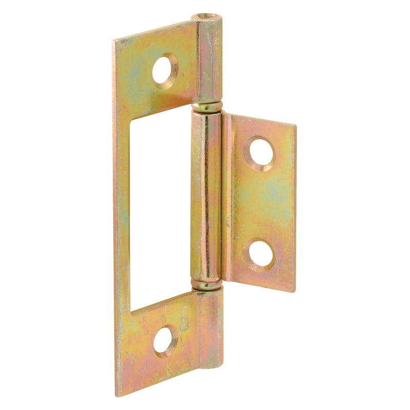 PRIME-LINE - Prime-Line 3 in. L Brass-Plated Door Hinge 2 pk [N 6656]