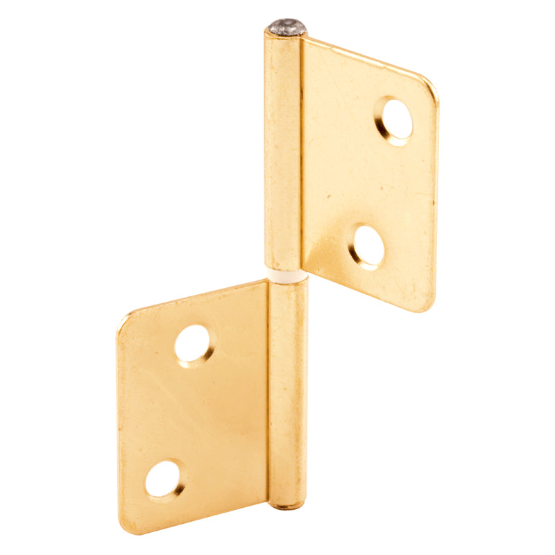 PRIME-LINE - Prime-Line 3 in. L Brass-Plated Door Hinge 2 pk [N 7025]