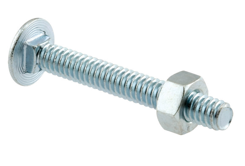 PRIME-LINE - Prime-Line 1-7/8 in. L X 1/4 in. D Steel Carriage Bolts w/Nuts