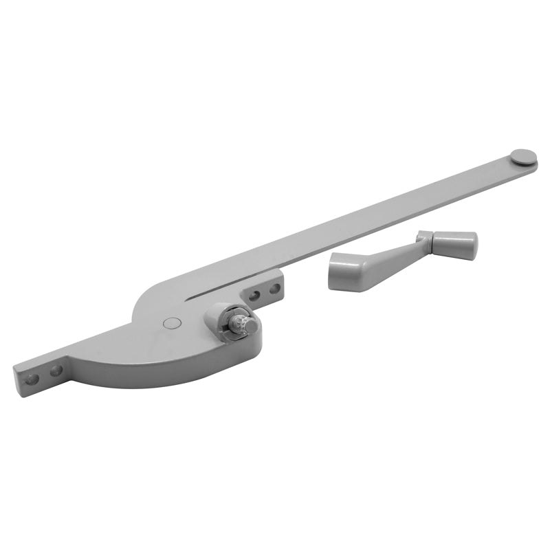 PRIME-LINE - Prime-Line Zinc-Plated Gray Steel Left Single-Arm Casement Window Operator For Steel Framed Windows