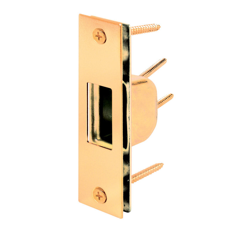 PRIME-LINE - Prime-Line 4.875 in. H X 1.25 in. L Brass-Plated Steel High Security Box Strike