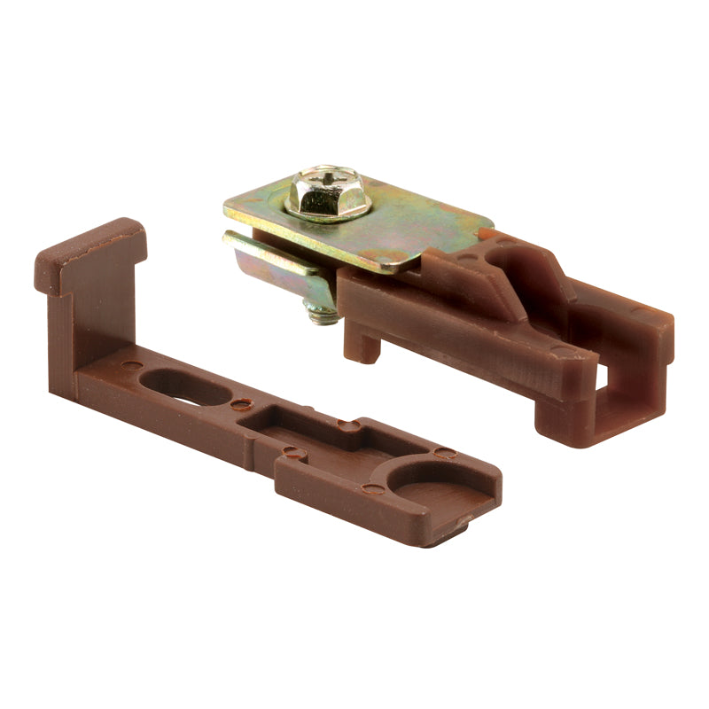 PRIME-LINE - Prime-Line Plastic Coated Brown Plastic/Steel Bracket 2 pc