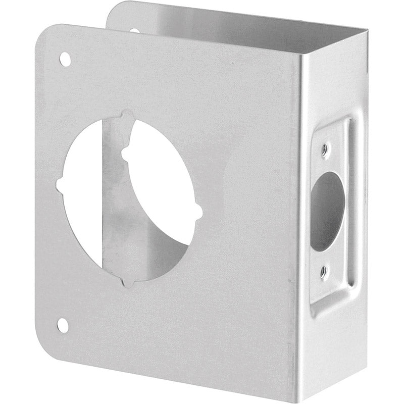 PRIME-LINE - Prime-Line 4.5 in. H X 3.875 in. L Brushed Stainless Steel Stainless Steel Recessed Door Reinforcer