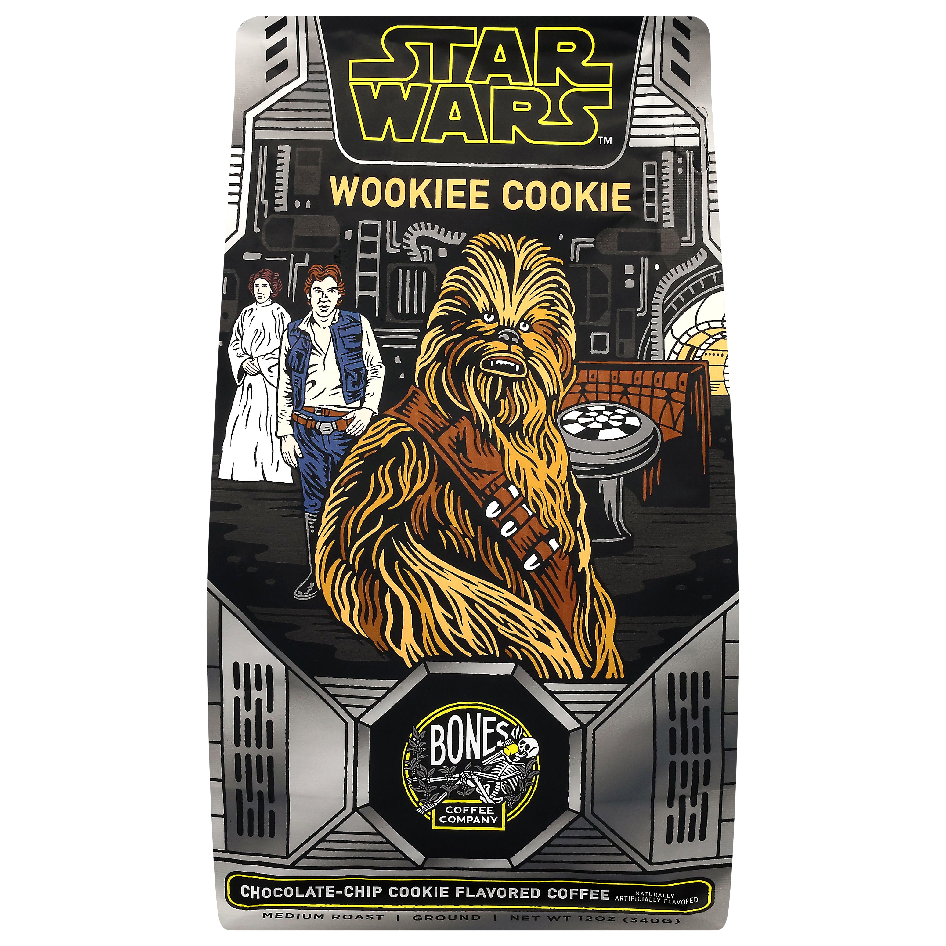 Bones Coffee Company Star Wars Ground Medium Roast Wookiee Cookie Coffee 12 oz - Case of 12