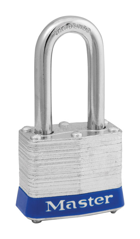 MASTER LOCK - Master Lock 1-5/16 in. H X 1-1/2 in. W X 1-9/16 in. L Steel 4-Pin Cylinder Padlock Keyed Alike