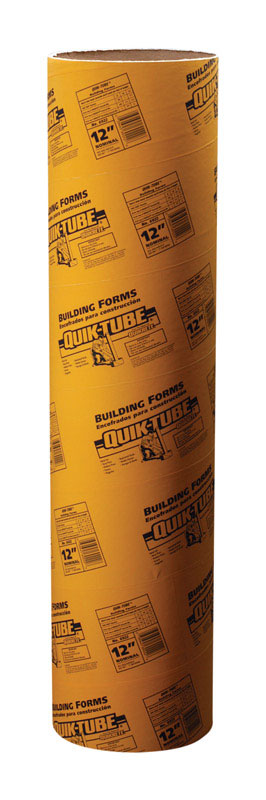 QUIKRETE - Quikrete Quik-Tube Cardboard Concrete Building Form Tube 12 in. W X 4 ft. L X 12 in. D - Case of 4