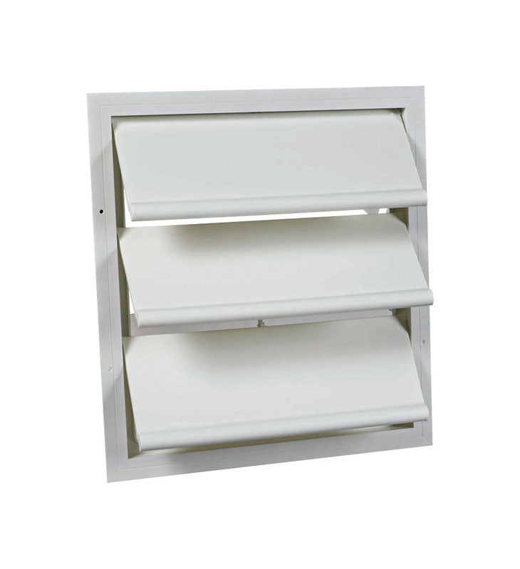 AIR VENT - Air Vent 16 in. H X 17.5 in. W X 17.8 in. L White Plastic Automatic Gable Shutter
