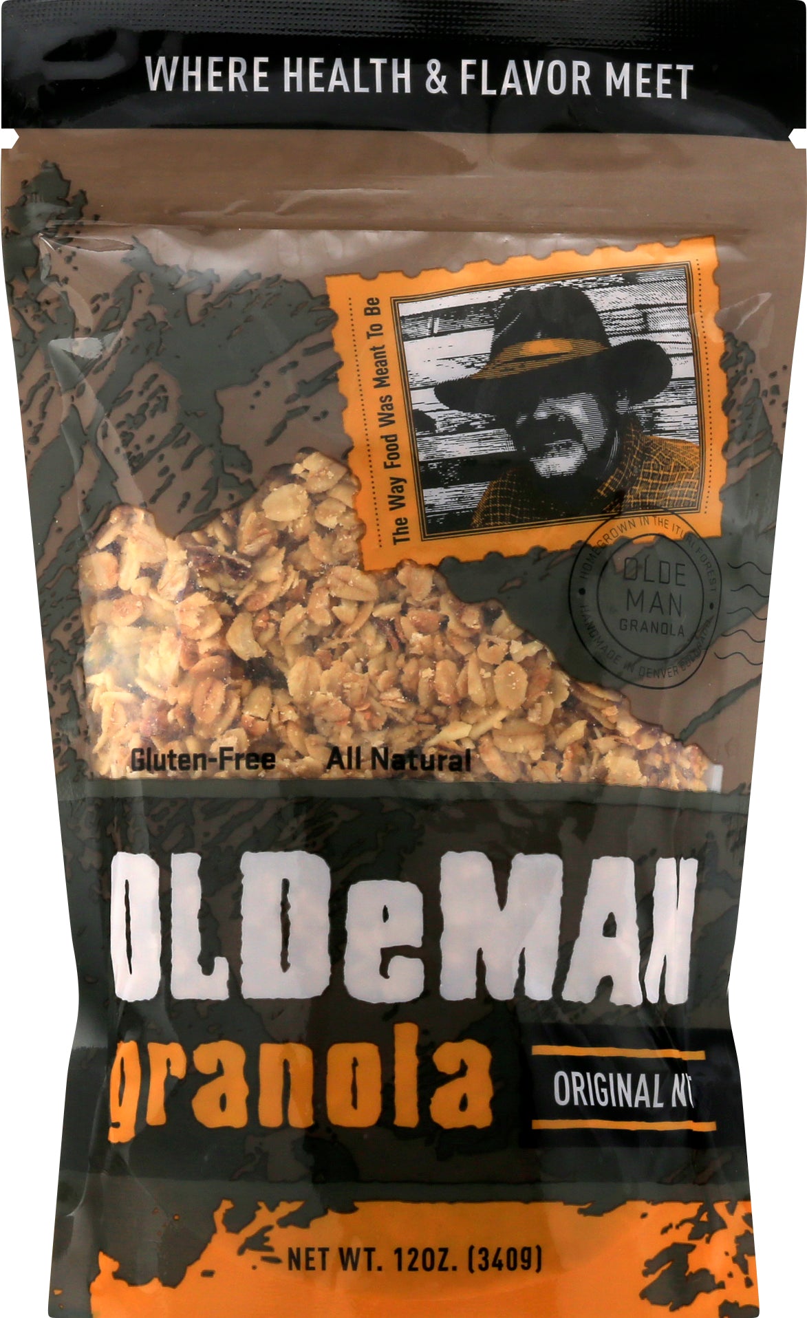 Olde Man Granola Original Nut Granola 12 oz - Case of 6