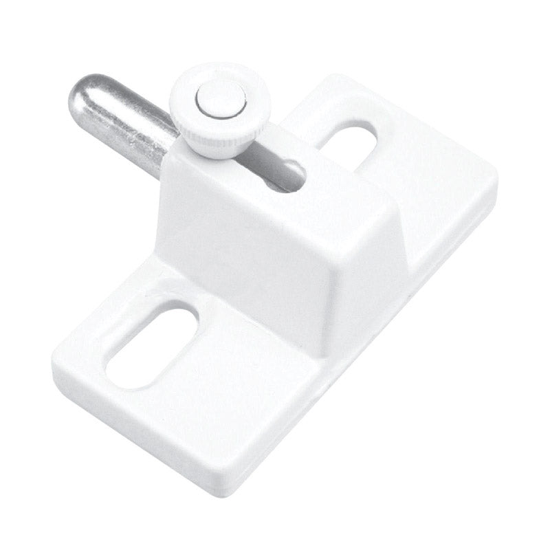 PRIME-LINE - Prime-Line White Die-Cast Zinc Sliding Door and Window Lock 1 pk