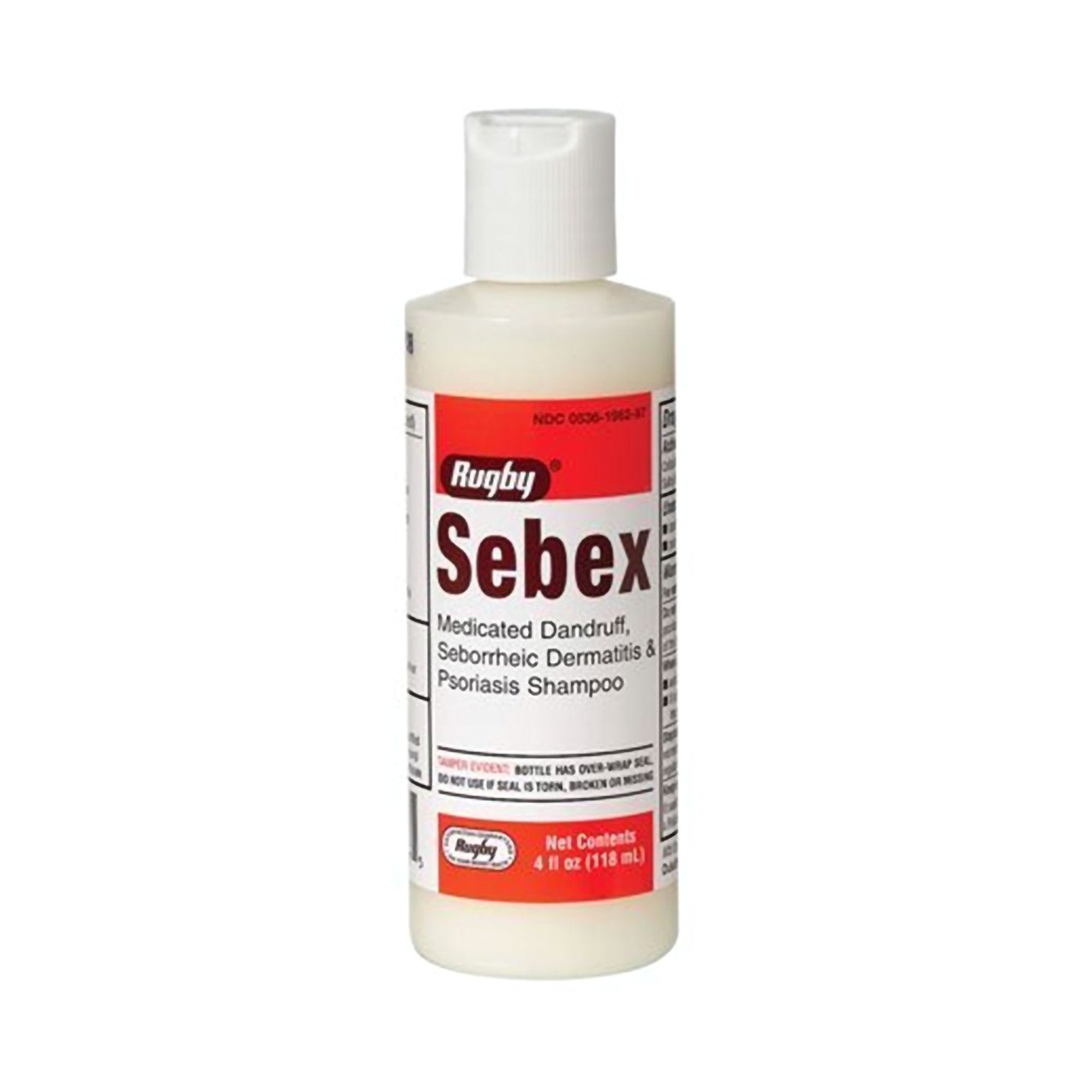 Major Pharmaceuticals - Dandruff Shampoo Sebex 4 oz. Flip Top Bottle Unscented [1/EA]