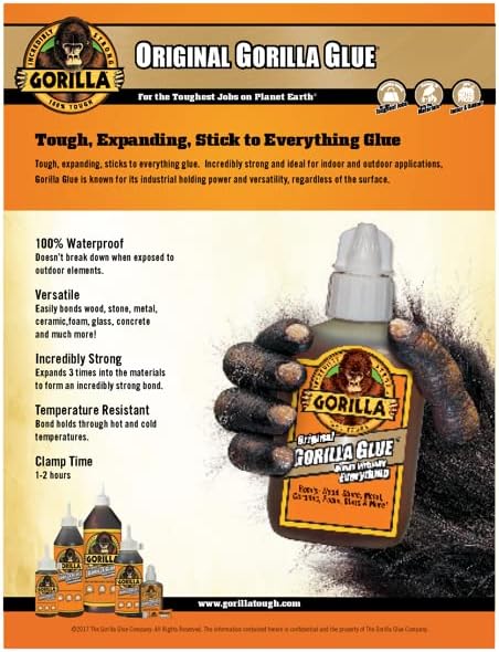 Gorilla Glue 5000201 2oz Original Gorilla Glue