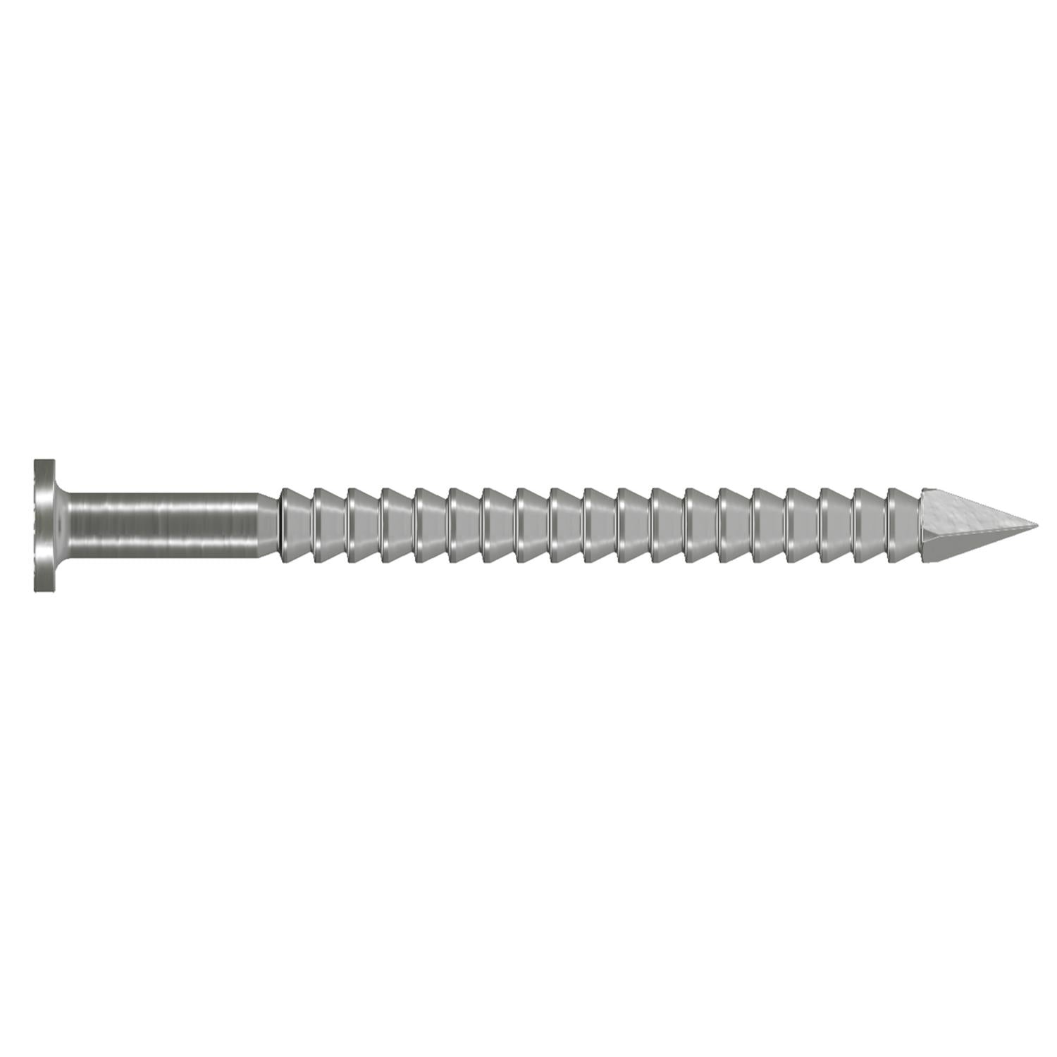 Simpson Strong-Tie 8D 2-1/2 in. Siding Stainless Steel Nail Checkered Head 1 lb