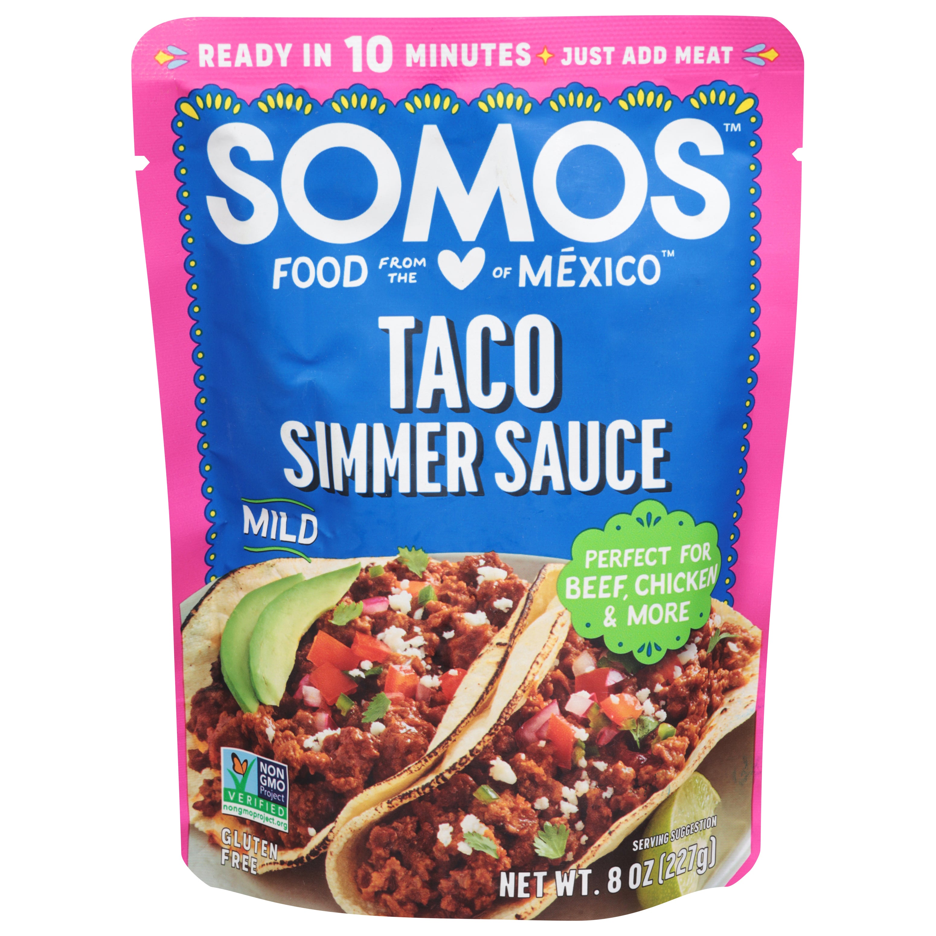Somos Mild Taco Simmer Sauce 8 oz - Case of 6