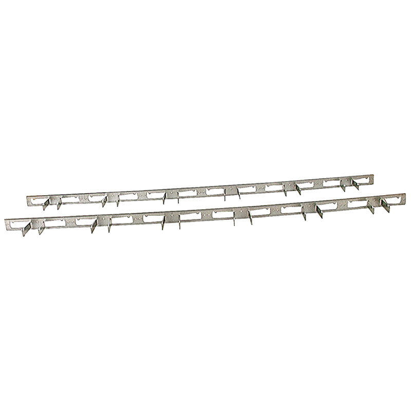 CRAWFORD - Crawford Zinc-Plated Silver Steel Hook Rack 1 pk