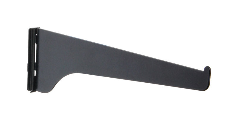 KNAPE & VOGT - Knape & Vogt Black Steel Regular Duty Bracket 16 Ga. 8 in. L 160 lb - Case of 10