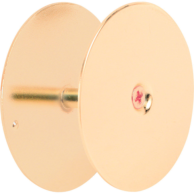 PRIME-LINE - Prime-Line Brass Plated Steel Hole Cover Plate 1 pk