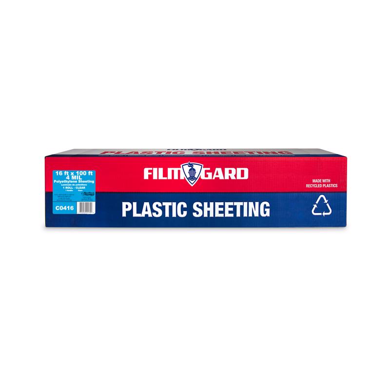 FILM-GARD - Film-Gard Plastic Sheeting 4 mil X 16 ft. W X 100 ft. L Polyethylene Clear