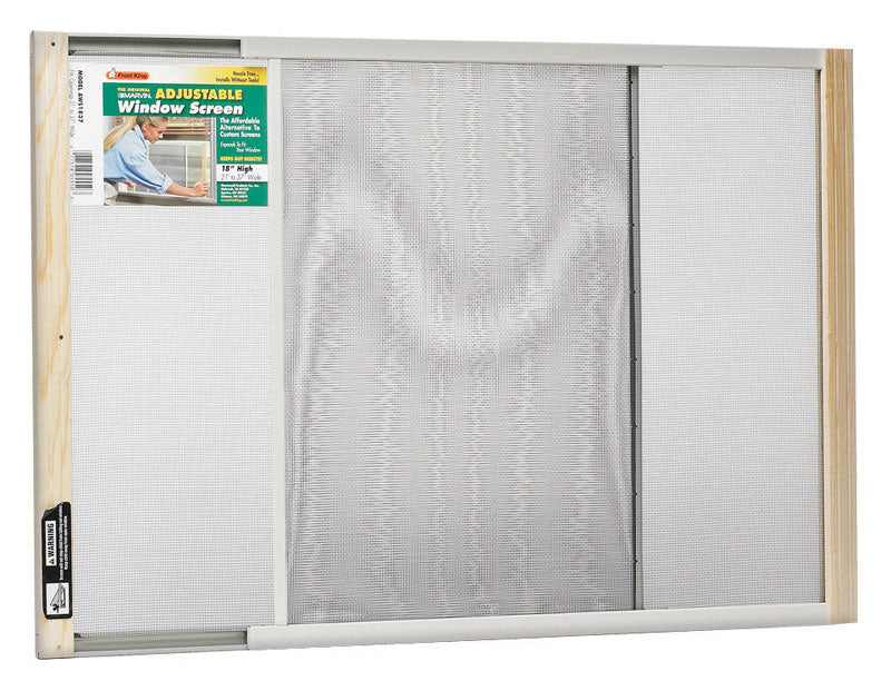 MARVIN - Frost King WB Marvin 21 37 in. W in. Steel Adjustable Window Screen - Case of 12 [AWS1837]