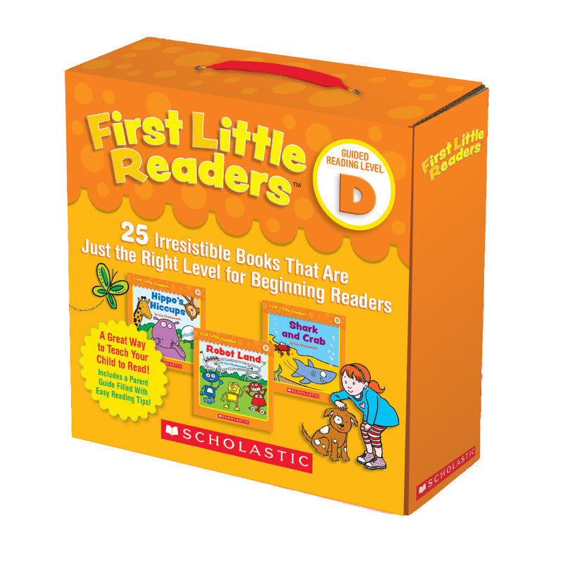 SCHOLASTIC TEACHING SOLUTIONS - First Little Readers Parent Pack: Guided Reading Level D, Set of 25 Books