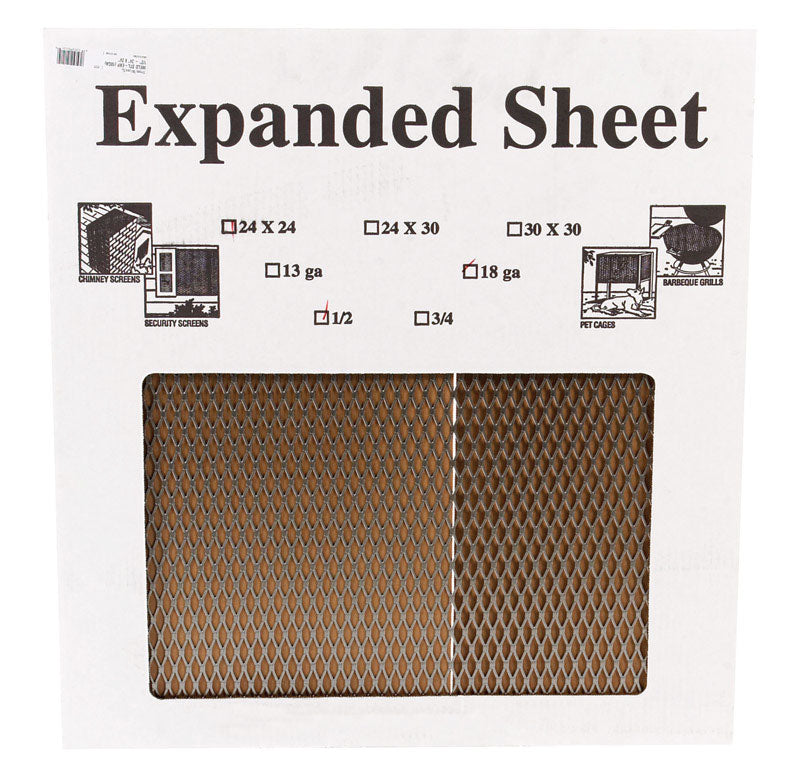BOLTMASTER - Boltmaster 24 in. 24 in. Uncoated Steel Metal Sheet
