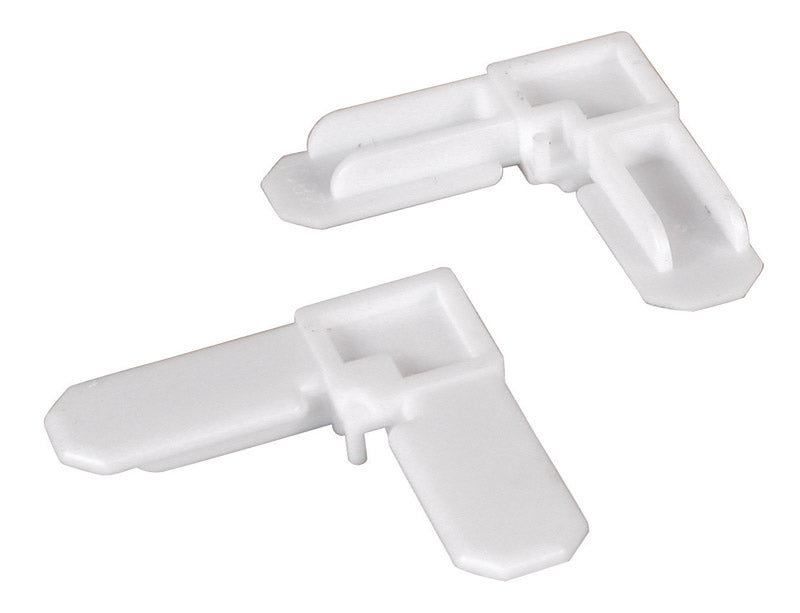 PRIME-LINE - Prime-Line White Plastic 5/16 in. W X 3/4 in. L Screen Frame Corner 1 pk [PL7729]