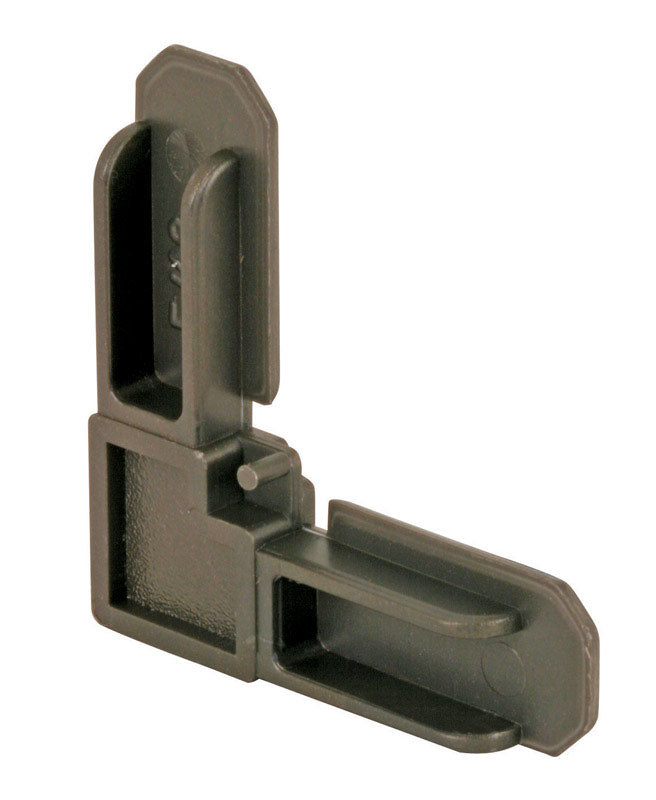 PRIME-LINE - Prime-Line Bronze Plastic 7/16 in. W X 3/4 in. L Screen Frame Corner 1 pk