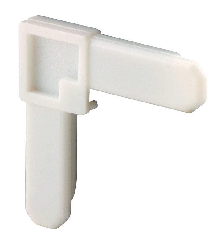 PRIME-LINE - Prime-Line White Plastic 7/16 in. W X 3/4 in. L Screen Frame Corner 1 pk