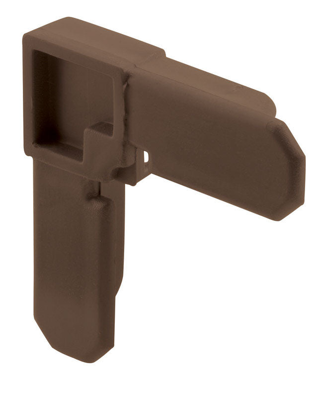 PRIME-LINE - Prime-Line Bronze Plastic 5/16 in. W X 3/4 in. L Screen Frame Corner 1 pk [PL14285]