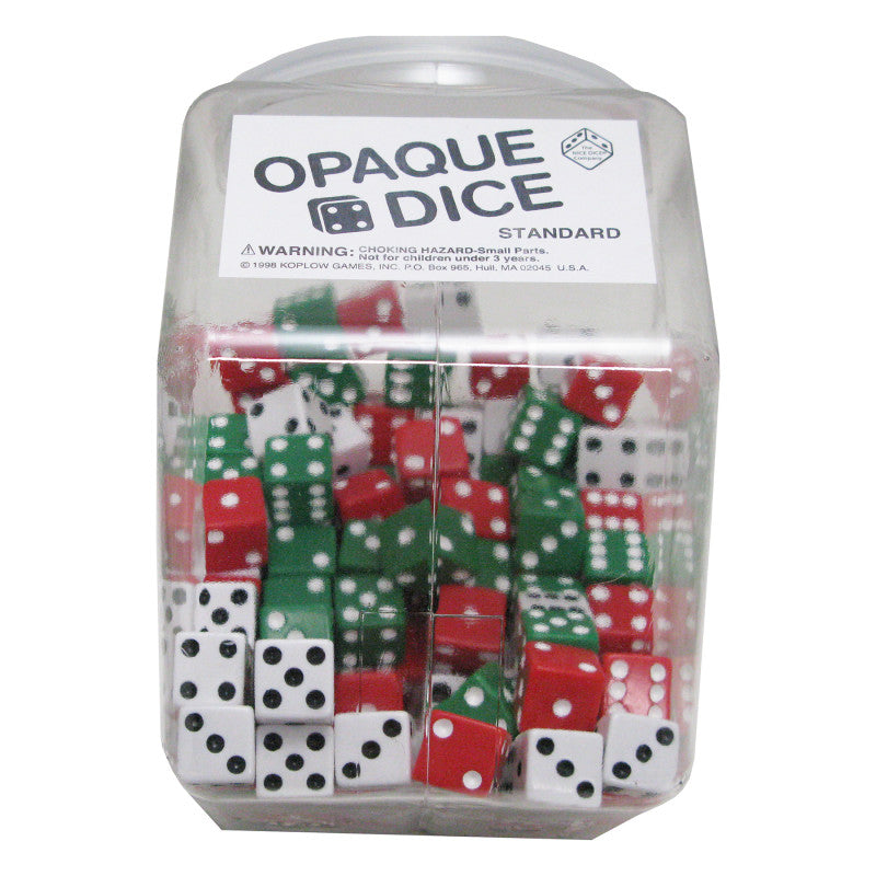 KOPLOW GAMES - Drum of Dice, 144 Count