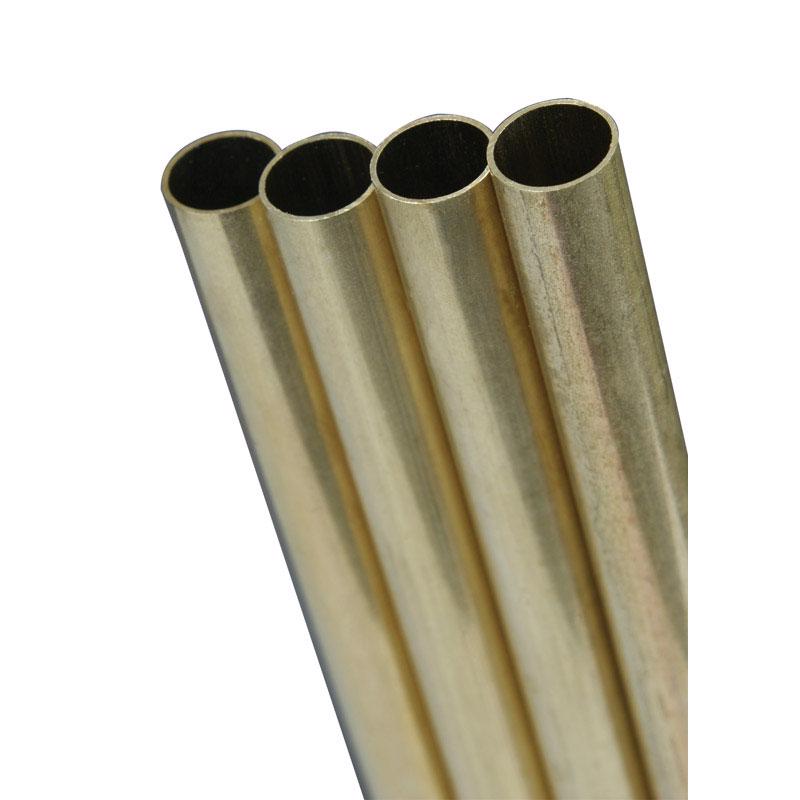 K&S - K&S 1/16 in. D X 1 in. L Round Brass Tube 3 pk