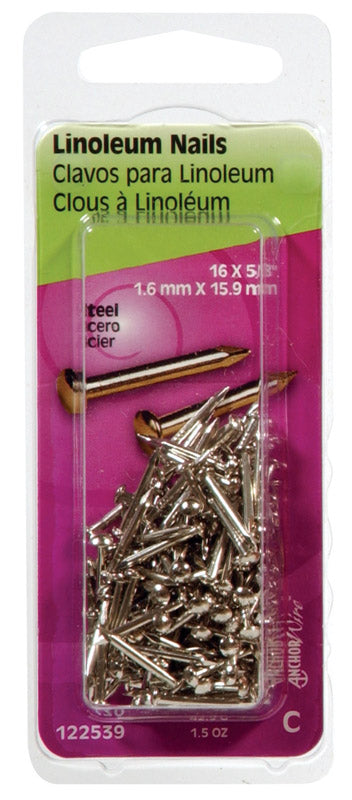 HILLMAN - Hillman 5/8 in. Binding Nickel Steel Nail Flat Head - Case of 6