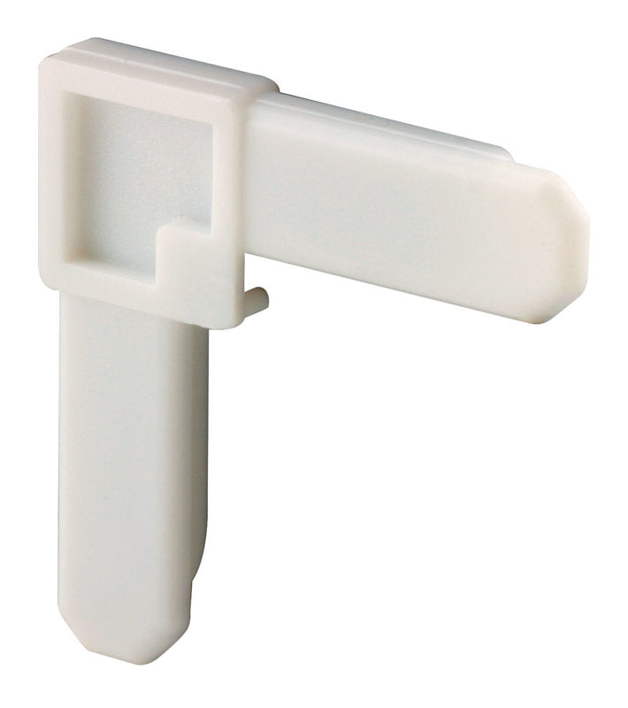 PRIME-LINE - Prime-Line White Plastic 3/8 in. W X 3/4 in. L Screen Frame Corner 1 pk