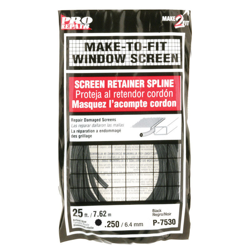 PRIME-LINE - Prime-Line 0.25 in. D X 300 in. L Screen Spline [P7530]