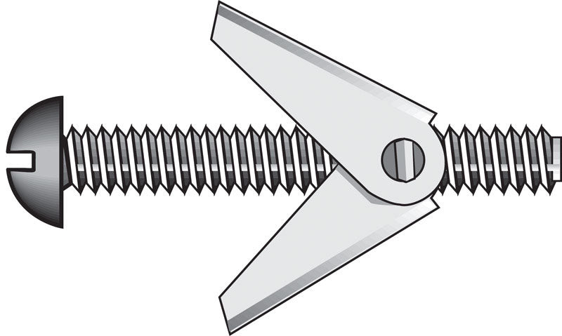 HILLMAN - Hillman Fas-N- Tite 1/8 in. D X 3 in. L Truss Steel Toggle Bolt 50 pk