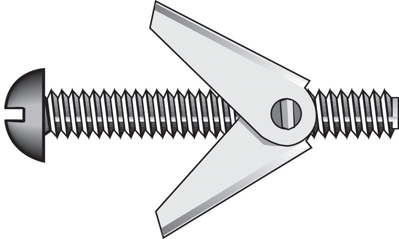 HILLMAN - Hillman Fas-N- Tite 3/16 in. D X 3 in. L Round Steel Toggle Bolt 50 pk