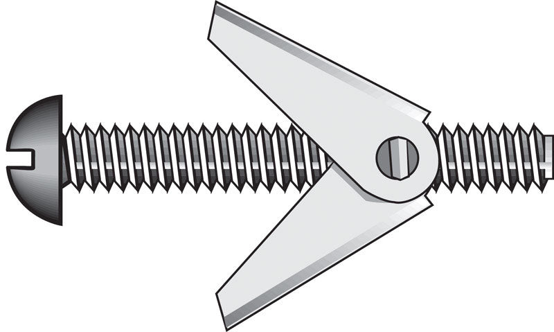 HILLMAN - Hillman Fas-N- Tite 3/16 in. D X 4 in. L Round Steel Toggle Bolt 50 pk