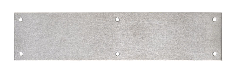 TELL - Tell 3-1/2 in. H X 15 in. L Brushed Stainless Steel Stainless Steel Push Plate