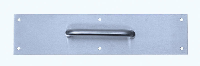 TELL - Tell 15 in. L Satin Stainless Steel Silver Stainless Steel Pull Plate