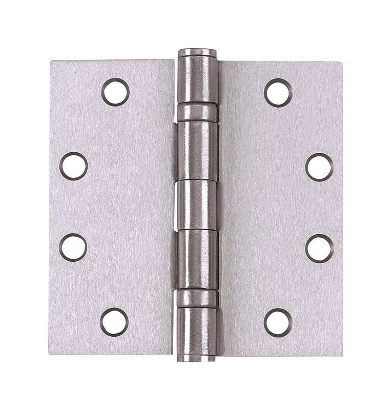 TELL - Tell 4-1/2 in. L Satin Chrome Door Hinge 3 pk