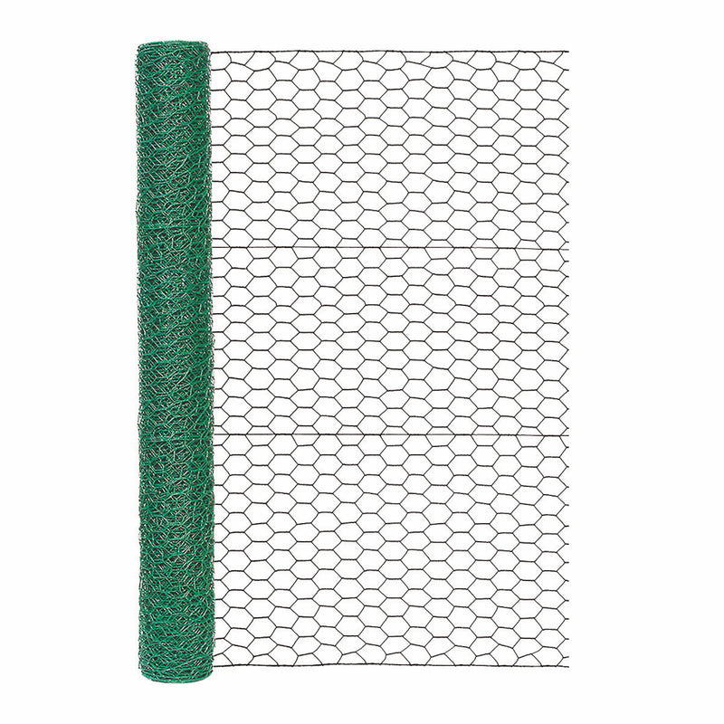 GARDEN ZONE - Garden Craft 36 in. H X 25 ft. L Steel Poultry Netting 1 in.