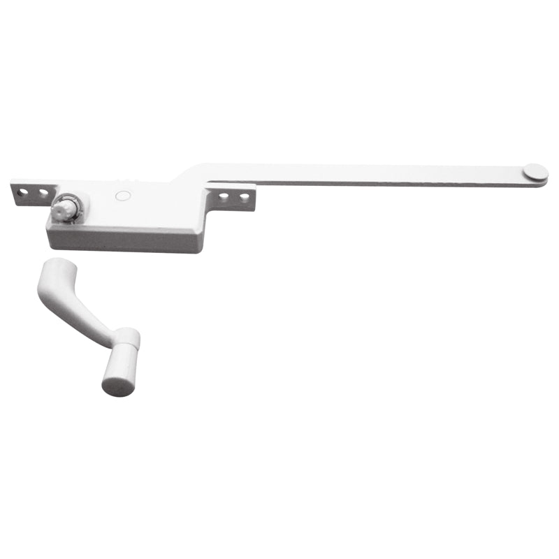 PRIME-LINE - Prime-Line White Steel Left Single-Arm Casement Window Operator For Steel Framed Windows