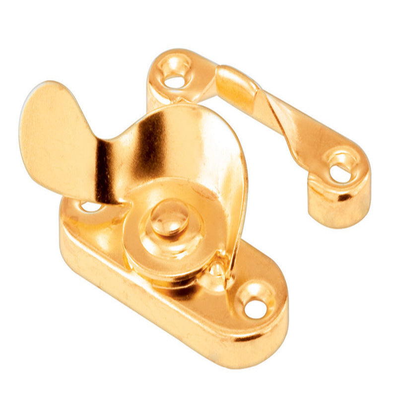 PRIME-LINE - Prime-Line Brass-Plated Gold Steel Sash Lock 1 pk