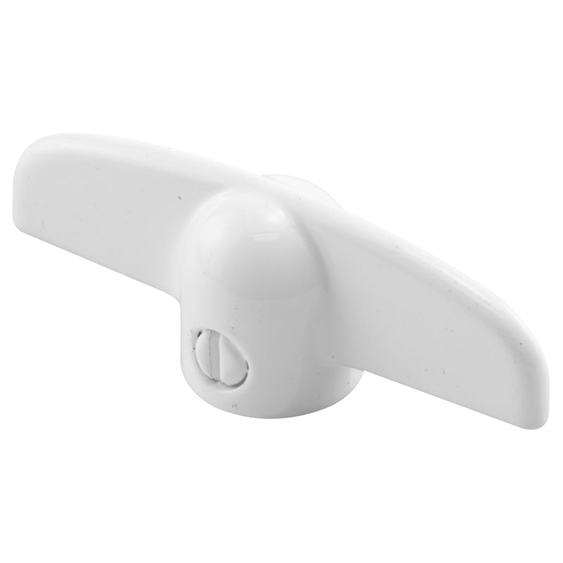 PRIME-LINE - Prime-Line 2.38 in. L Painted White Zinc Universal Casement Tee Handles 2 pk